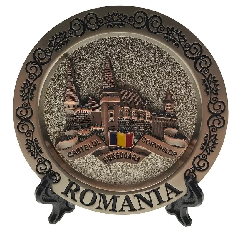 Castelul corvinilor, ornament metalic cu suport, model 1010h